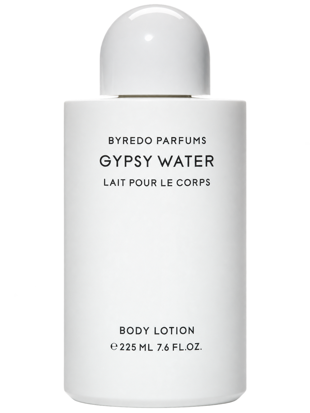 Frasco do perfume Byredo Gypsy Water Body Lotion