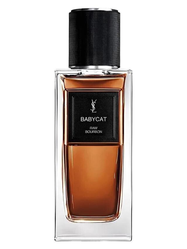 Frasco do perfume Yves Saint Laurent Babycat Raw Bourbon
