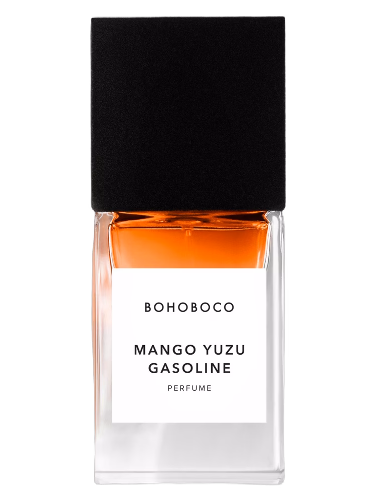 Frasco do perfume Bohobocco Mango Yuzu Gasoline