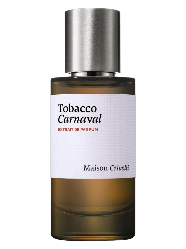 Frasco do perfume Maison Crivelli Tobacco Carnaval
