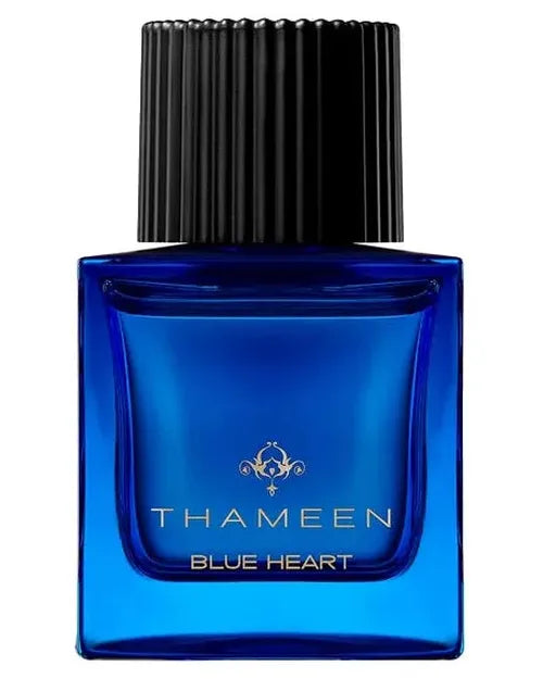 Frasco do perfume Thameen Blue Heart