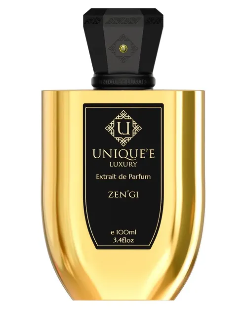 Frasco do perfume Unique'e Luxury Zen'gi