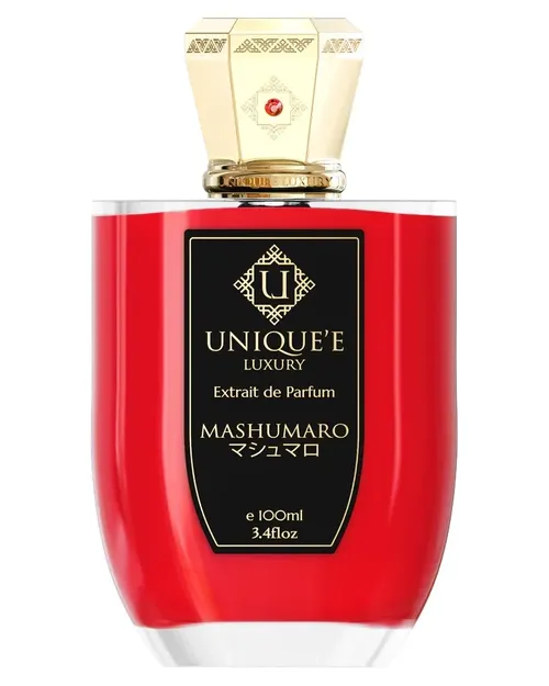 Frasco do perfume Unique'e Luxury Mashumaro