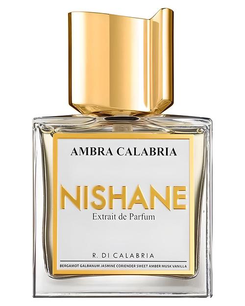 Frasco do perfume Nishane Ambra Calabria