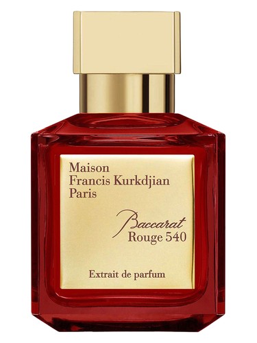 Frasco do perfume Maison Francis Kurkdjian Baccarat Rouge 540 Extrait